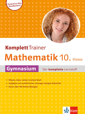 cover image of Klett KomplettTrainer Gymnasium Mathematik 10. Klasse